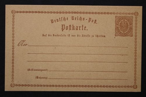 Deutsches Reich, MiNr. P 1, ungebraucht