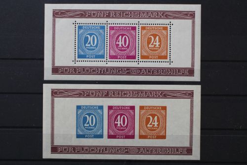 Gemeinschaftsausgaben, MiNr. Block 12 A + B, postfrisch, BPP Signatur