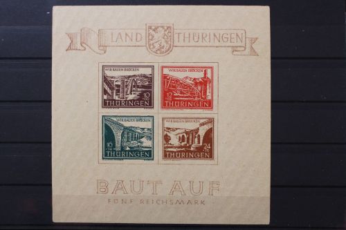 Sowjetische Zone, MiNr. Block 4 Type I, postfrisch