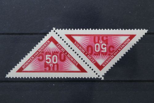 Böhmen & Mähren Portomarken, MiNr. 15 KW, Kehrdruck, postfrisch