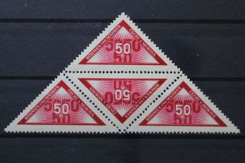 Böhmen & Mähren Portomarken, MiNr. 15 Viererblock, postfrisch