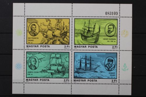 Ungarn, MiNr. Block 132 A, Schiffe, postfrisch