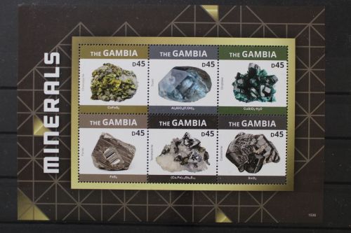 Gambia, MiNr. 7224-7229 Kleinbogen, postfrisch