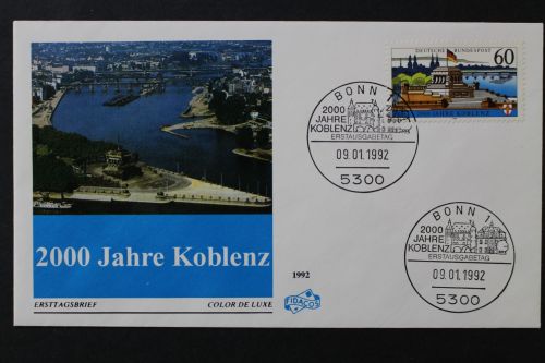 Deutschland (BRD), MiNr. 15831583 X, ESST Bonn x, FDC
