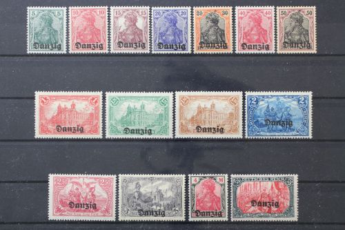 Danzig, MiNr. 1-15, postfrisch