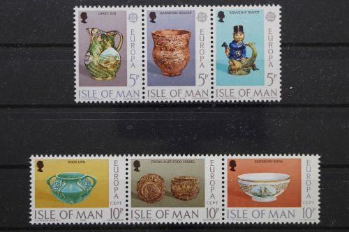 Insel Man, MiNr. 82-87, 2 Dreierstreifen, postfrisch