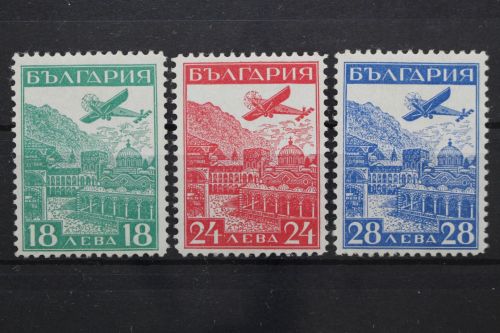 Bulgarien, MiNr. 249-251, Falz