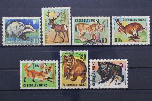Tschechoslowakei, MiNr. 1661-1667, gestempelt
