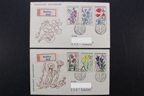 Tschechoslowakei, MiNr. 1471-1476, FDC