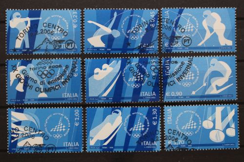Italien, MiNr. 3081-3089, gestempelt