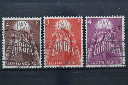 Luxemburg, MiNr. 572-574, gestempelt