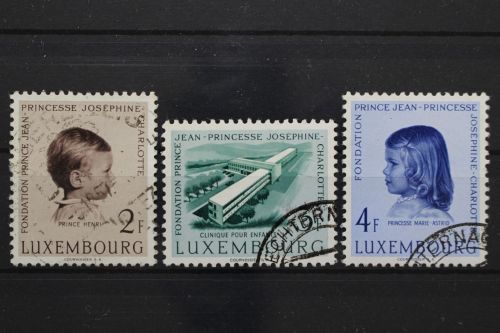 Luxemburg, MiNr. 569-571, gestempelt