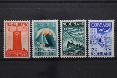Niederlande, MiNr. 262-265, Falz