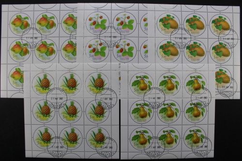 Russland, MiNr. 1113-1117 Kleinbögen, gestempelt
