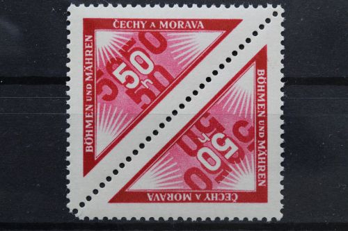 Böhmen & Mähren Portomarken, MiNr. 15 KS, Kehrdruck, postfrisch