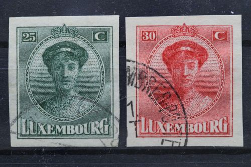Luxemburg, MiNr. 140-141, gestempelt