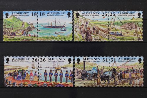 Alderney, MiNr. 108-115 Paare, postfrisch