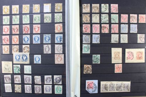 Österreich 1850-2001, große Sammlung mit Nebengebieten