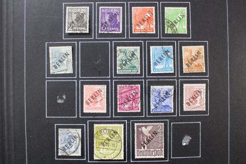 Berlin 1948-1959, gestempelte Sammlung mit guten Werten