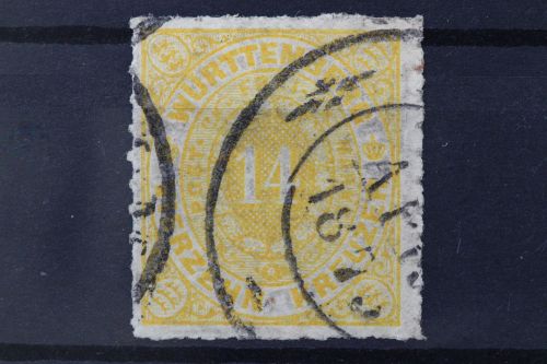 Württemberg, MiNr. 41, gestempelt, BPP Signatur
