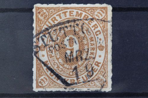 Württemberg, MiNr. 40 b, gestempelt