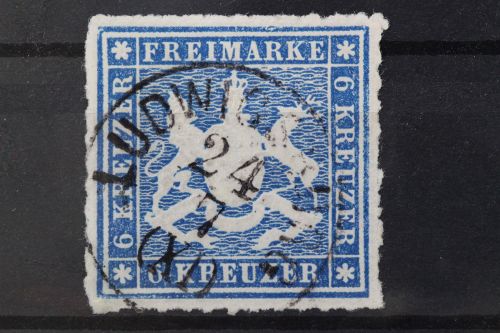 Württemberg, MiNr. 32 a, gestempelt, BPP Signatur