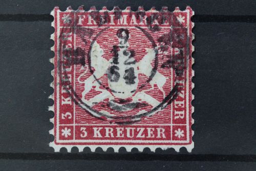 Württemberg, MiNr. 26, gestempelt