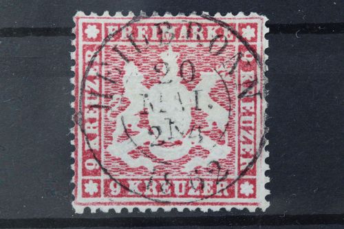 Württemberg, MiNr. 18 y a, gestempelt, Altsignatur