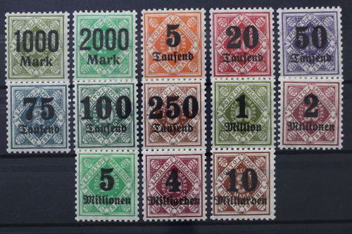 Württemberg, MiNr. 171-183, postfrisch