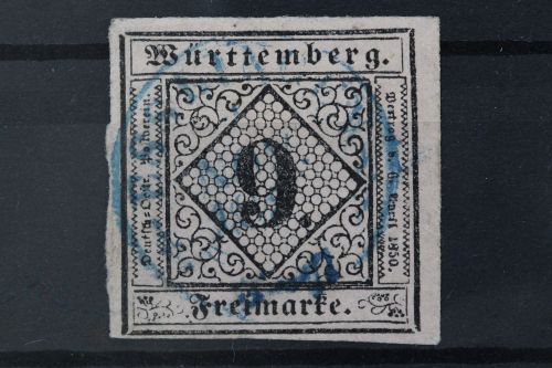 Württemberg, MiNr. 4 a, gestempelt, BPP Signatur