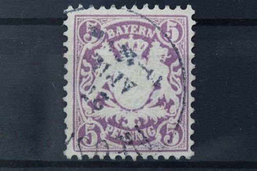 Bayern, MiNr. 45, gestempelt