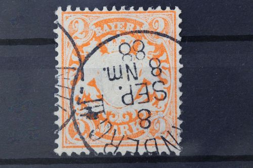 Bayern, MiNr. 44, gestempelt