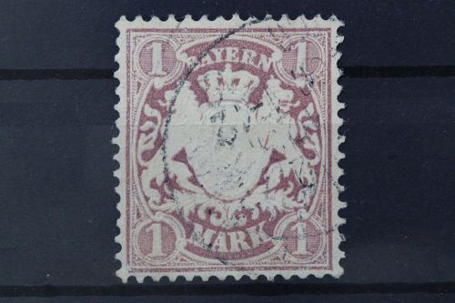 Bayern, MiNr. 43, gestempelt, BPP Signatur