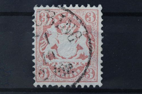 Bayern, MiNr. 33, gestempelt