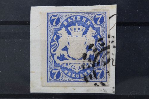 Bayern, MiNr. 21, Briefstück, BPP Signatur