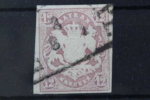 Bayern, MiNr. 18, gestempelt, BPP Signatur