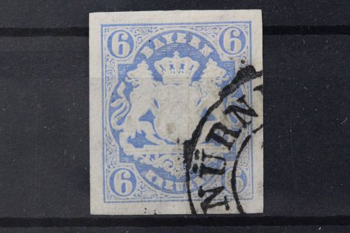 Bayern, MiNr. 16, gestempelt, Altsignatur