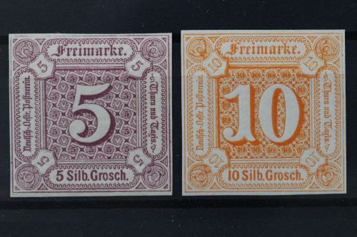 Thurn & Taxis, MiNr. 18 + 19, postfrisch