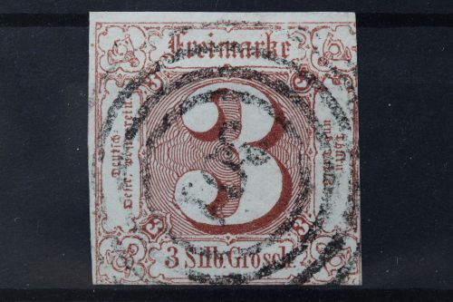 Thurn & Taxis, MiNr. 17, gestempelt