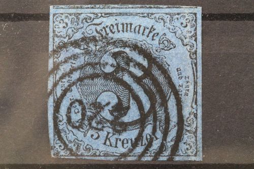 Thurn & Taxis, MiNr. 12, gestempelt