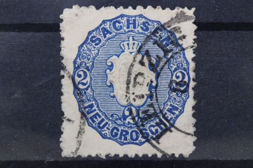 Sachsen, MiNr. 17, gestempelt, BPP Signatur