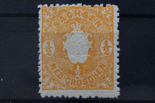 Sachsen, MiNr. 15, Falz, BPP Signatur