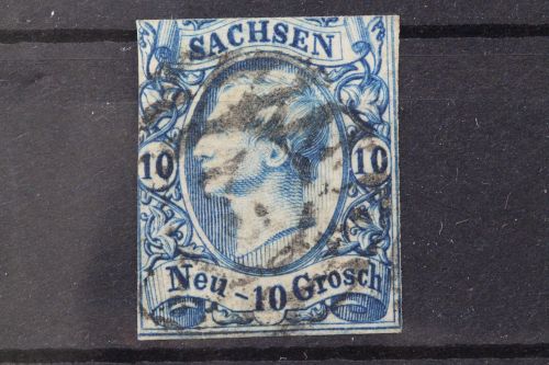 Sachsen, MiNr. 13, gestempelt, BPP Signatur