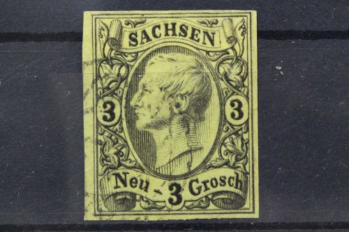 Sachsen, MiNr. 11, gestempelt