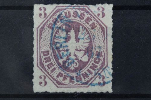Preußen, MiNr. 19, gestempelt