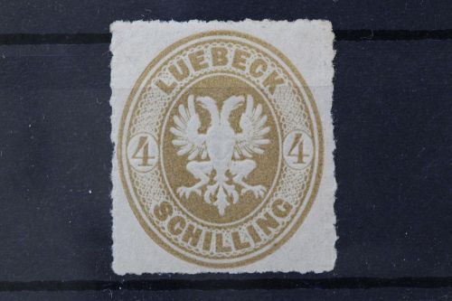 Lübeck, MiNr. 12 A, postfrisch