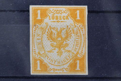 Lübeck, MiNr. 7, ungebraucht