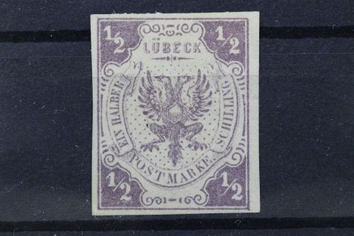 Lübeck, MiNr. 6, ungebraucht, Altsignatur