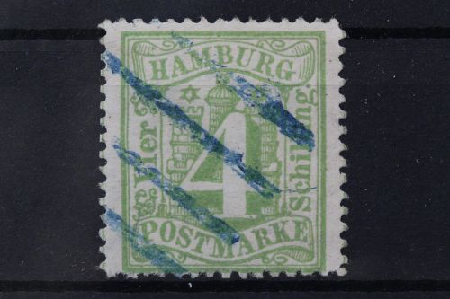 Hamburg, MiNr. 16, gestempelt, Altsignatur