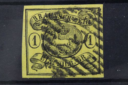 Braunschweig, MiNr. 11 A, gestempelt